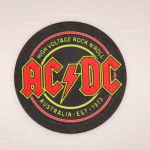 Coaster AC/DC Logo